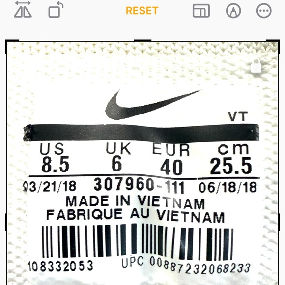 Nike Air Max 95 Sail Guava Ice Gum Light Brown Sole Womens EUC 8.5 - Picture 9 of 9